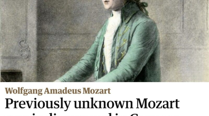 Mozart’s Unheard Masterpiece Resurfaces!